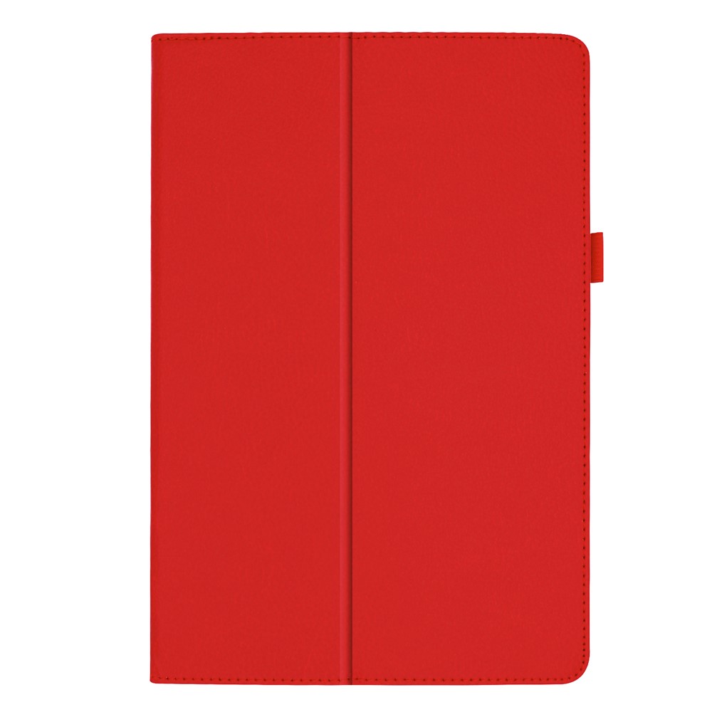 Litchi Texture Leather Stand Protective Case for Samsung Galaxy Tab S5e SM-T720 - Red-6