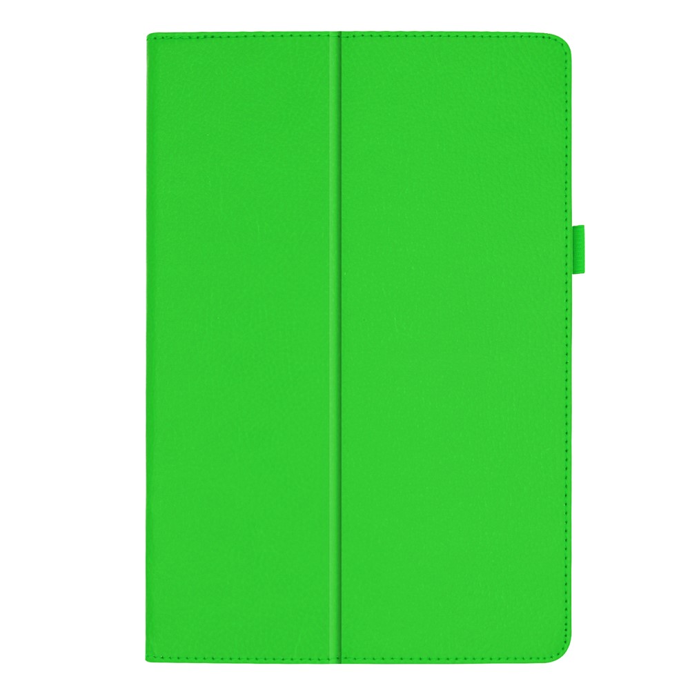 Litchi Texture Leather Stand Protective Case for Samsung Galaxy Tab S5e SM-T720 - Green-6