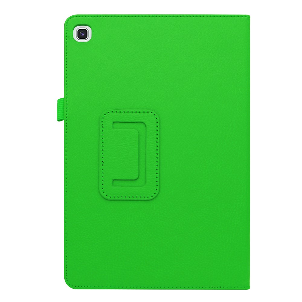 Custodia Protettiva In Pelle Di Texture Litchi Per Samsung Galaxy Tab S5E SM-T720 - Verde-7