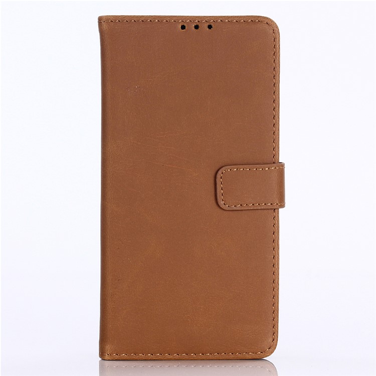 Crazy Horse Texture Retro Leather Flip Case for Samsung Galaxy A20e - Brown-1