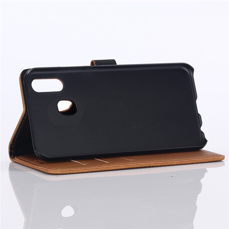 Crazy Horse Texture Retro Leather Flip Case for Samsung Galaxy A20e - Brown-4