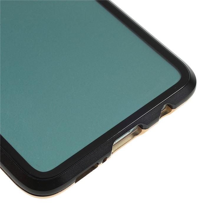 Magnetic Adsorption Glass + Metal Full Protection Phone Cover for Samsung Galaxy S10 - Rose Gold-5