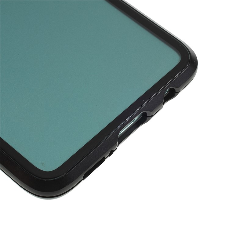 Magnetic Adsorption Glass + Metal Full Protection Phone Case for Samsung Galaxy S10 Plus - Black-9
