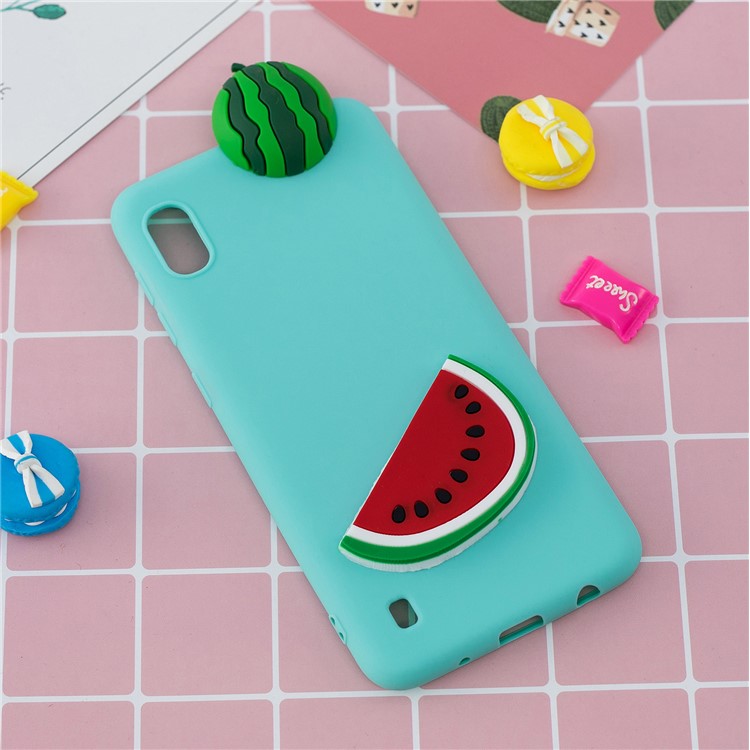 3D Pattern TPU Gel Protective Case for Samsung Galaxy A10 - Watermelon-6