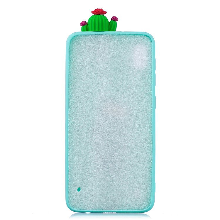 3D Pattern TPU Gel Protective Case for Samsung Galaxy A10 - Cactus-5
