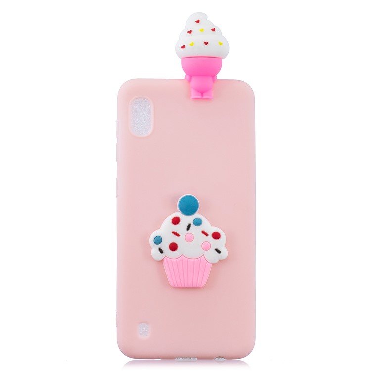 3D-Muster-TPU-Gel-Schutzhülle Für Samsung Galaxy A10 - Eiscreme-2