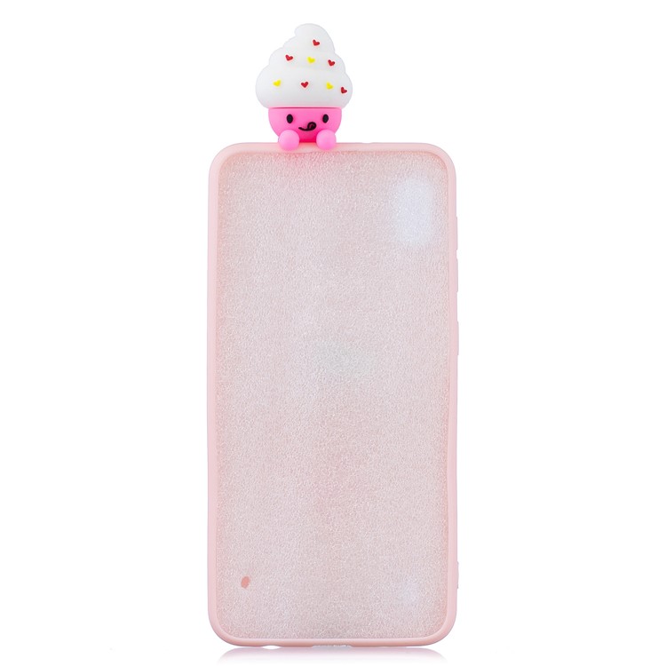 3D-Muster-TPU-Gel-Schutzhülle Für Samsung Galaxy A10 - Eiscreme-3