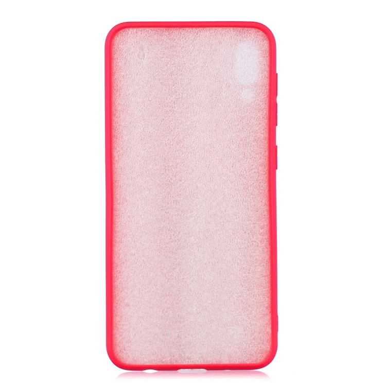 Candy Color Soft TPU Phone Case for Samsung Galaxy M10 - Red-2