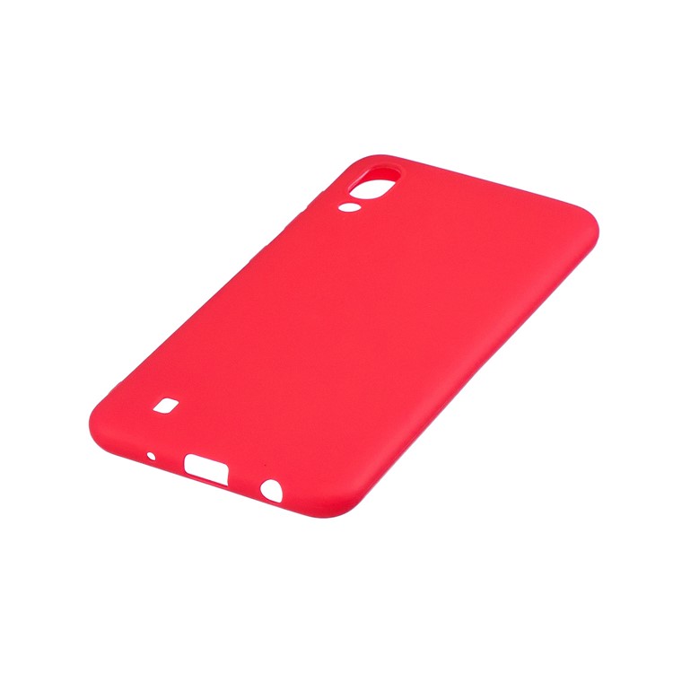 Candy Color Soft TPU Phone Case for Samsung Galaxy M10 - Red-3