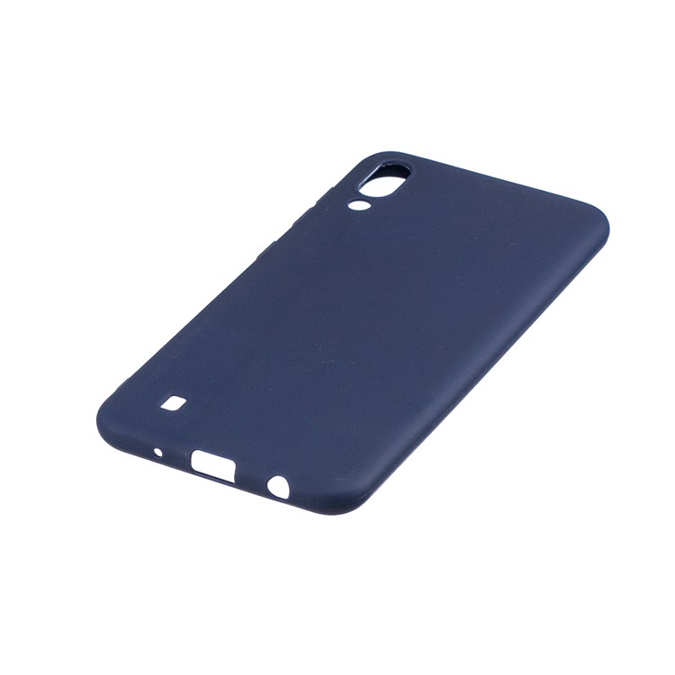 Candy Color Soft TPU Phone Case for Samsung Galaxy M10 - Dark Blue-3