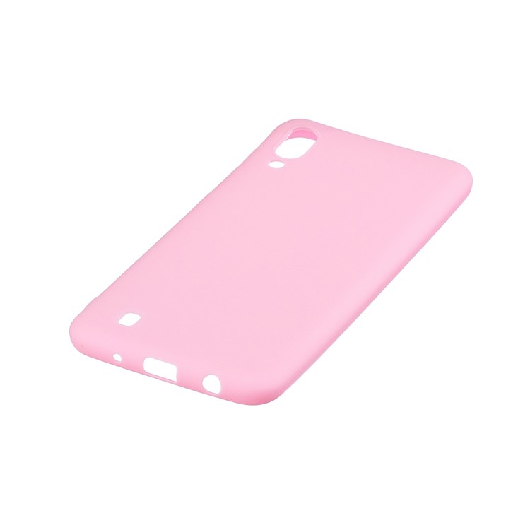 Candy Color Soft TPU Phone Case for Samsung Galaxy M10 - Deep Pink-3