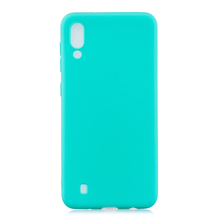 

Candy Color Soft TPU Phone Case for Samsung Galaxy M10 - Cyan, Galaxy M10