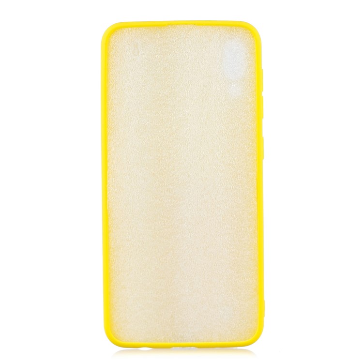 Candy Color Soft TPU Phone Case for Samsung Galaxy M10 - Yellow-2