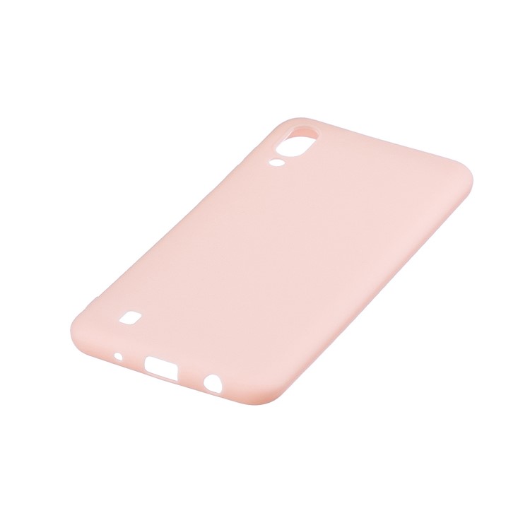Candy Color Soft TPU Phone Case for Samsung Galaxy M10 - Light Pink-3