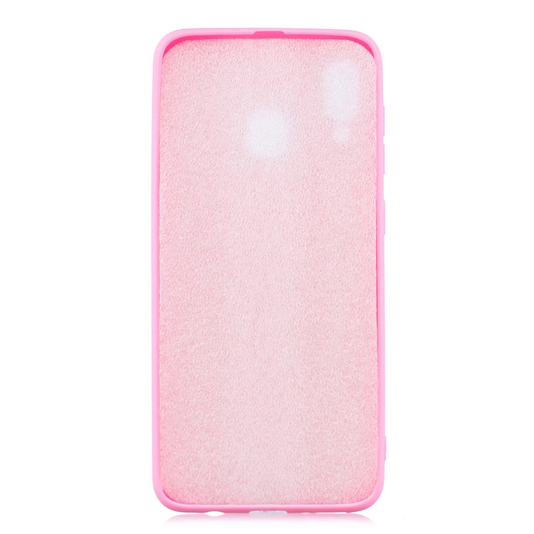 Candy Color Soft TPU Phone Case for Samsung Galaxy M20 - Deep Pink-2
