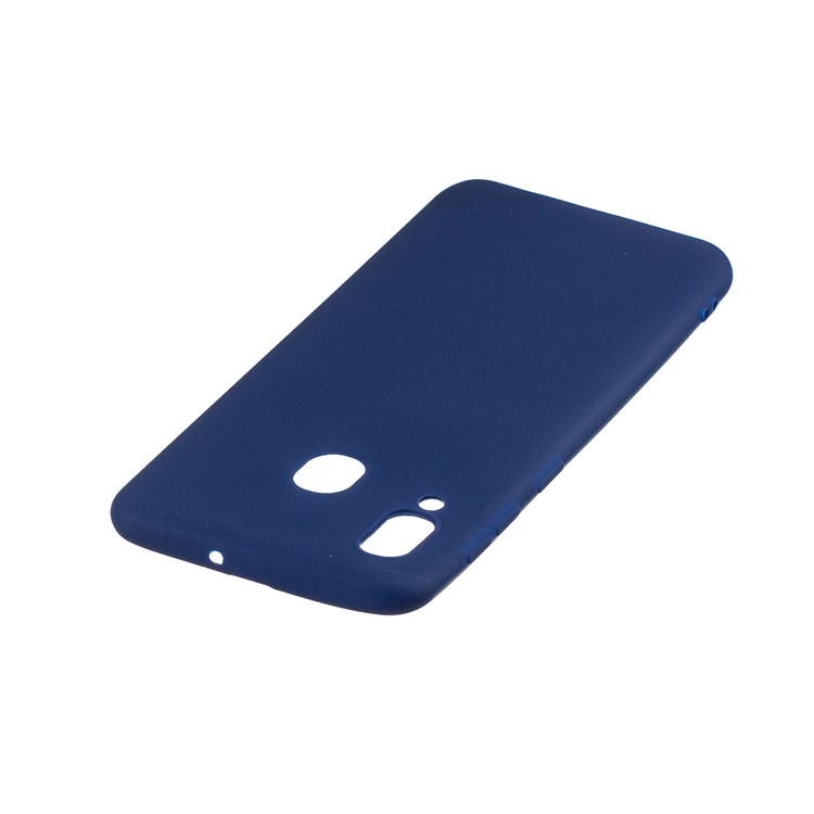 Candy Color Soft TPU Phone Case for Samsung Galaxy M20 - Dark Blue-4