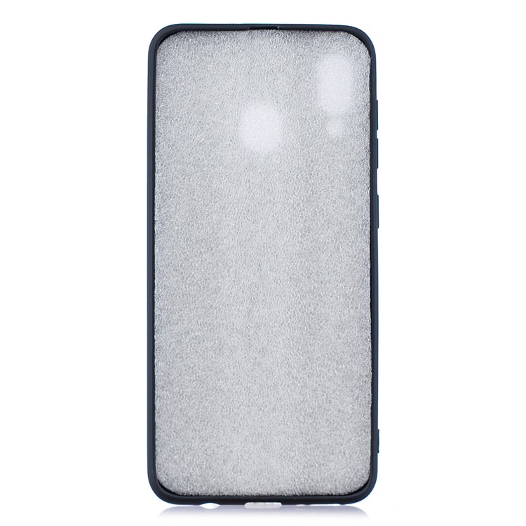 Candy Color Soft TPU Phone Case for Samsung Galaxy M20 - Black-2