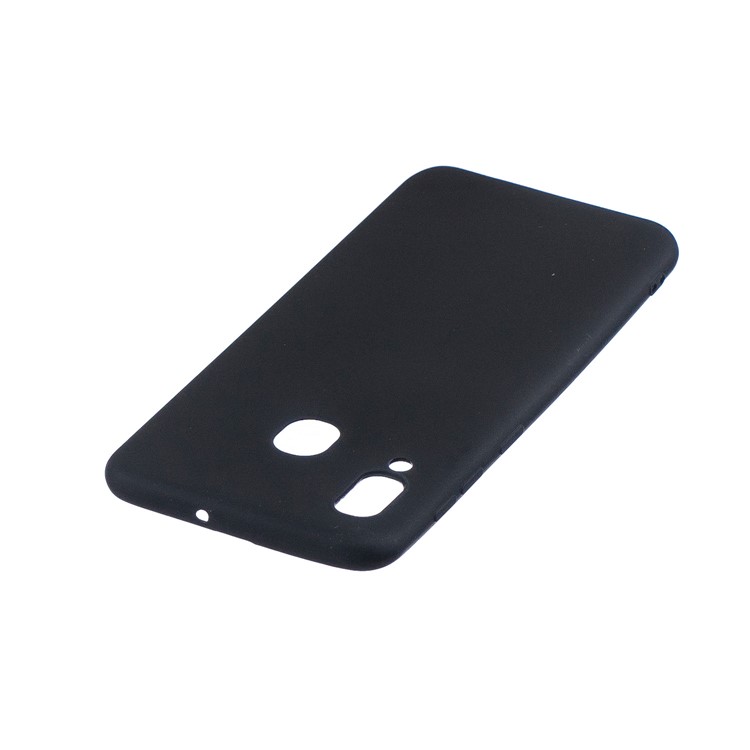 Candy Color Soft TPU Phone Case for Samsung Galaxy M20 - Black-4