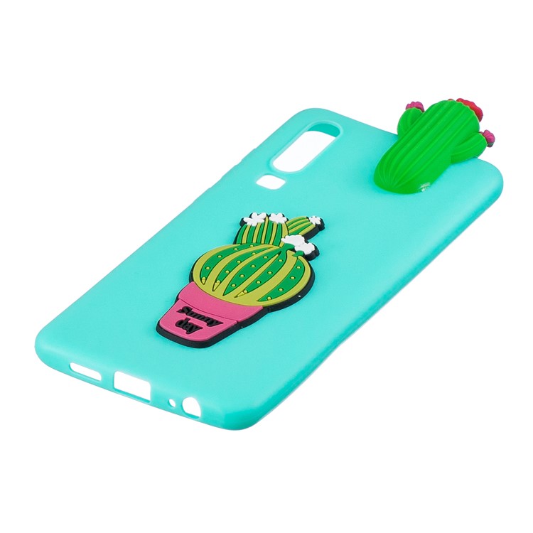 Caso Protetor Padrão 3D TPU Para Samsung Galaxy A70 - Cacto-4