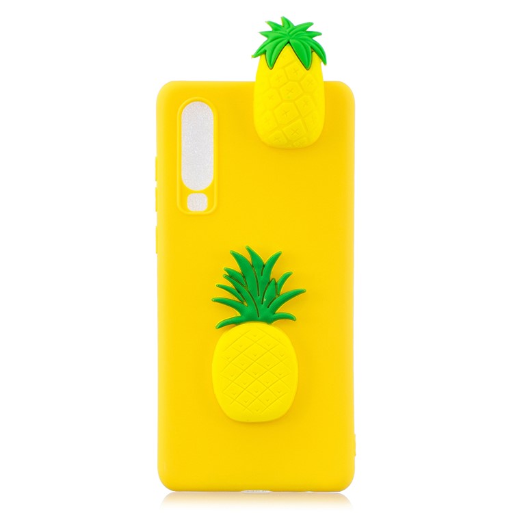 3D Pattern TPU Protective Case for Samsung Galaxy A70 - Pineapple-3
