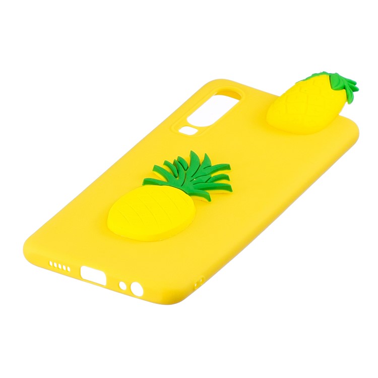 3D Pattern TPU Protective Case for Samsung Galaxy A70 - Pineapple-5