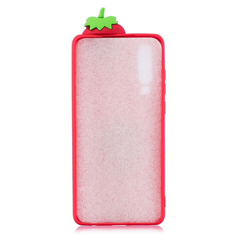 3D Pattern TPU Protective Case for Samsung Galaxy A70 - Strawberry-3