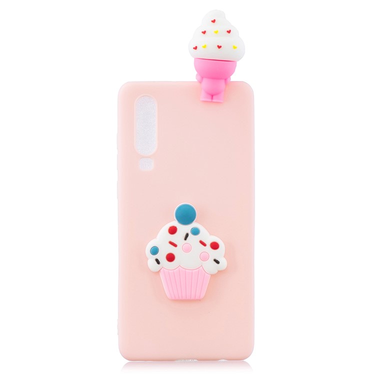 3D Pattern TPU Protective Case for Samsung Galaxy A70 - Ice Cream-2