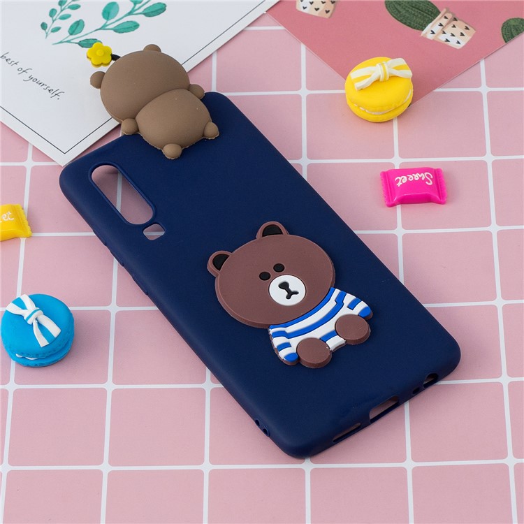 3D Pattern TPU Protective Case for Samsung Galaxy A70 - Bear-6