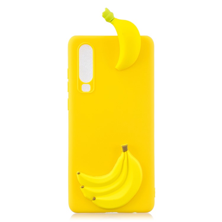 3D Pattern TPU Protective Case for Samsung Galaxy A70 - Banana-2