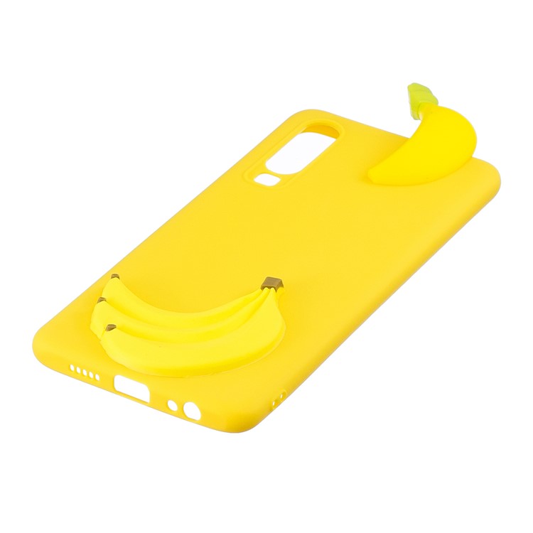 3D Pattern TPU Protective Case for Samsung Galaxy A70 - Banana-4