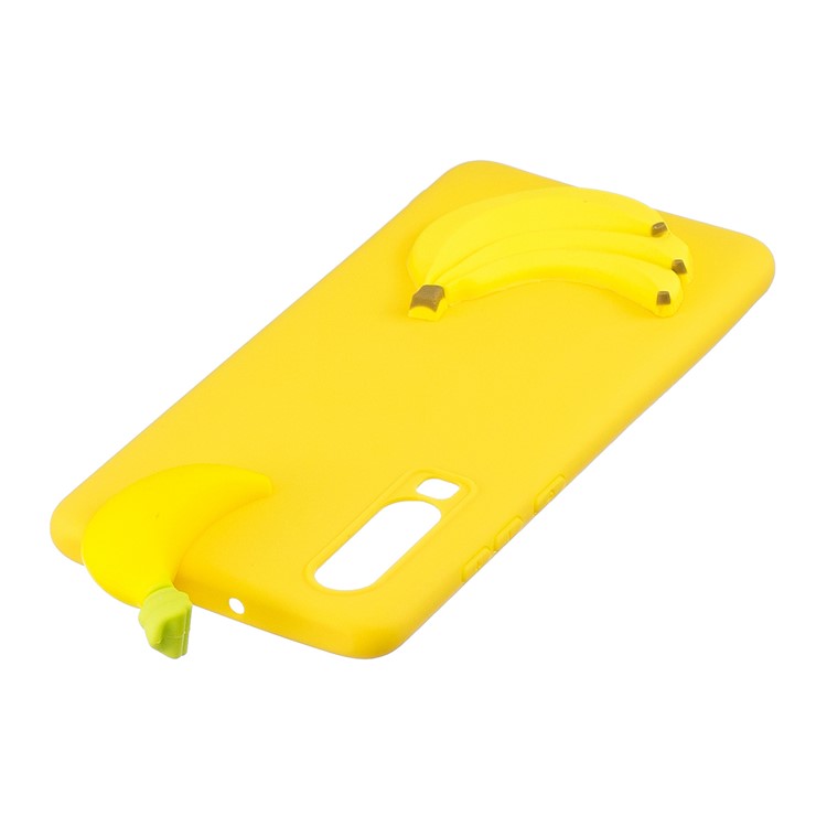 3D Pattern TPU Protective Case for Samsung Galaxy A70 - Banana-5