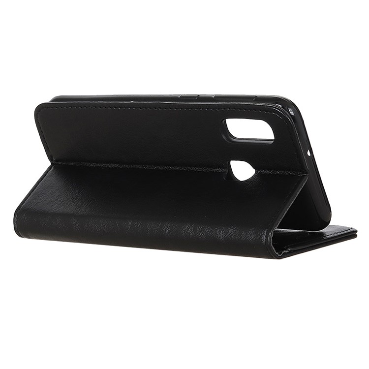 Couro Louco Auto-absorvido Textura PU Capa De Couro Para Samsung Galaxy A20e - Preto-4