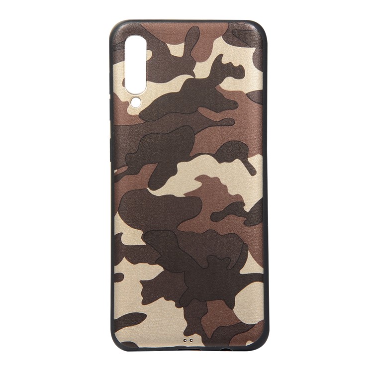 For Samsung Galaxy A50/A50s/A30s Camouflage Pattern TPU Cover Phone Case - Brown-2