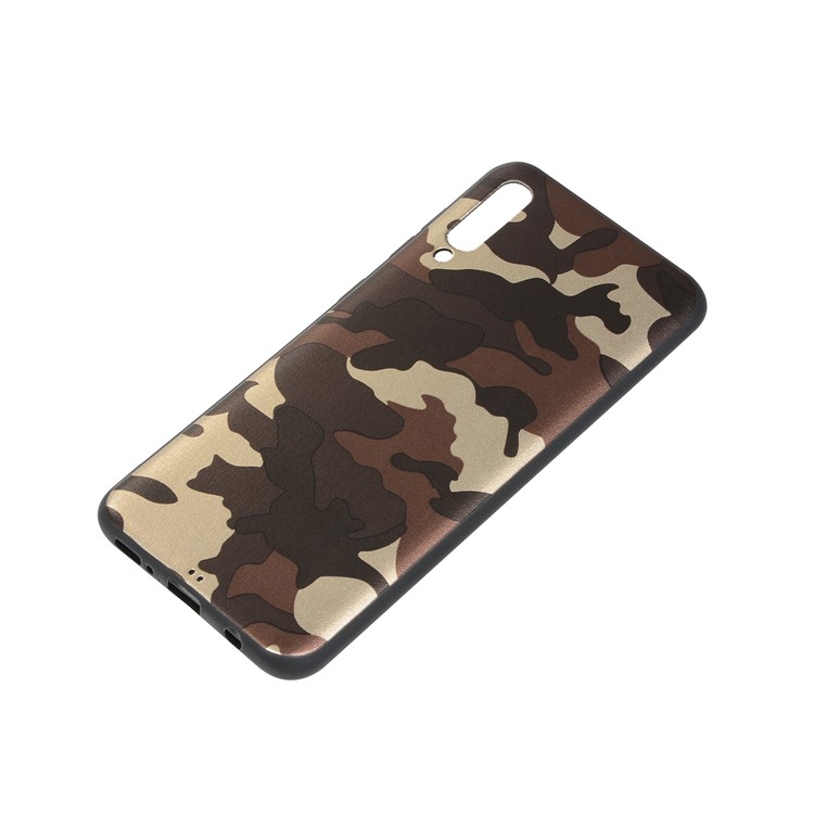 For Samsung Galaxy A50/A50s/A30s Camouflage Pattern TPU Cover Phone Case - Brown-4