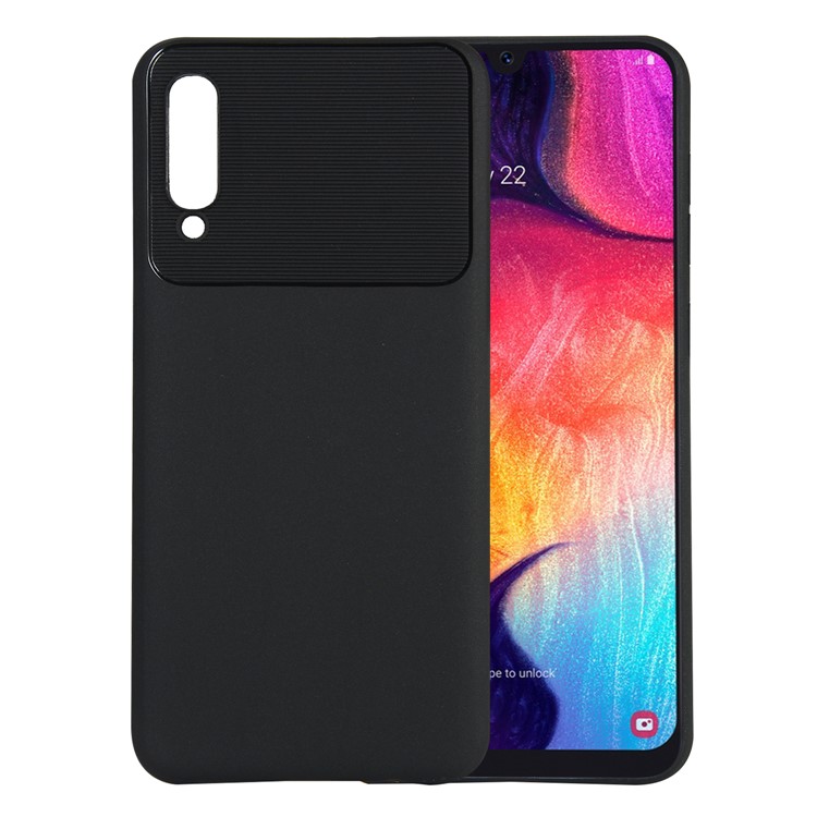 Armour Series Soft TPU Phone Cover Protector for Samsung Galaxy A50/A50s/A30s - Black-1