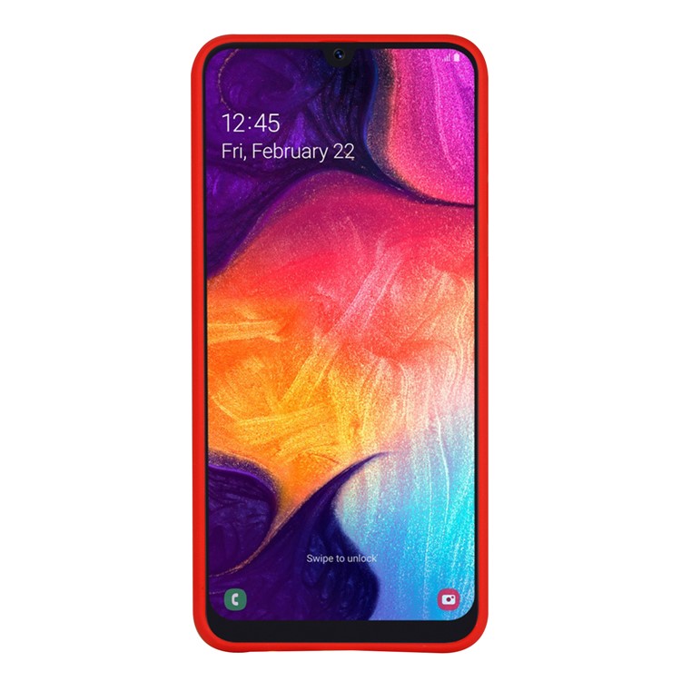 Armour Series Soft TPU Phone Cover Protector for Samsung Galaxy A50/A50s/A30s - Red-3