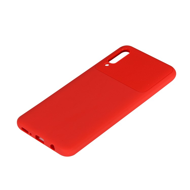 Armour Series Soft TPU Phone Cover Protector for Samsung Galaxy A50/A50s/A30s - Red-4