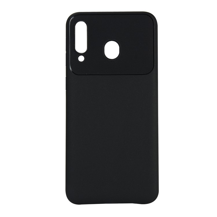 Armour Series Soft TPU Mobile Casing Heat Dissipation Inner for Samsung Galaxy M30 - Black-2