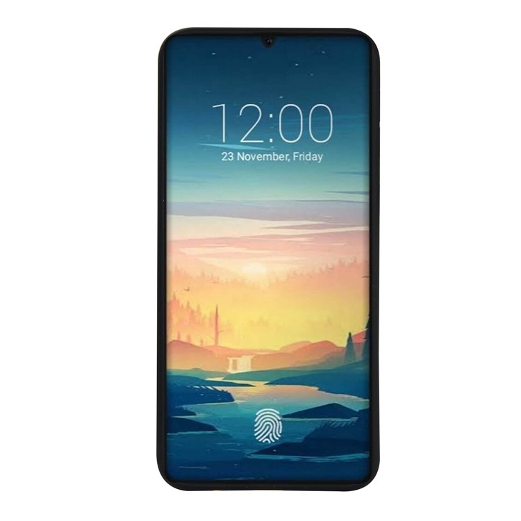 Armour Series Soft TPU Mobile Casing Heat Dissipation Inner for Samsung Galaxy M30 - Black-3