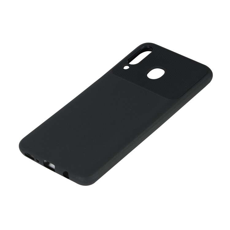 Armour Series Soft TPU Mobile Casing Heat Dissipation Inner for Samsung Galaxy M30 - Black-4