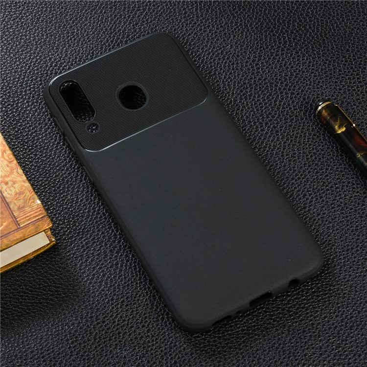 Armour Series Soft TPU Mobile Casing Heat Dissipation Inner for Samsung Galaxy M30 - Black-6