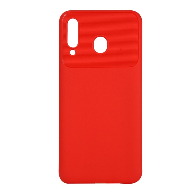 Armour Series Soft TPU Mobile Casing Heat Dissipation Inner for Samsung Galaxy M30 - Red-2