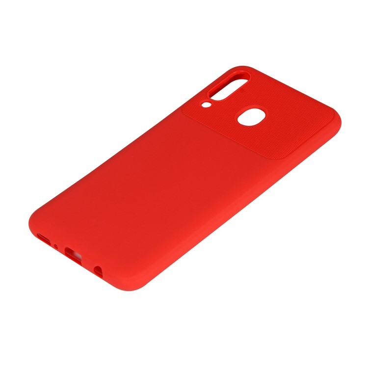 Armour Series Soft TPU Mobile Casing Heat Dissipation Inner for Samsung Galaxy M30 - Red-3