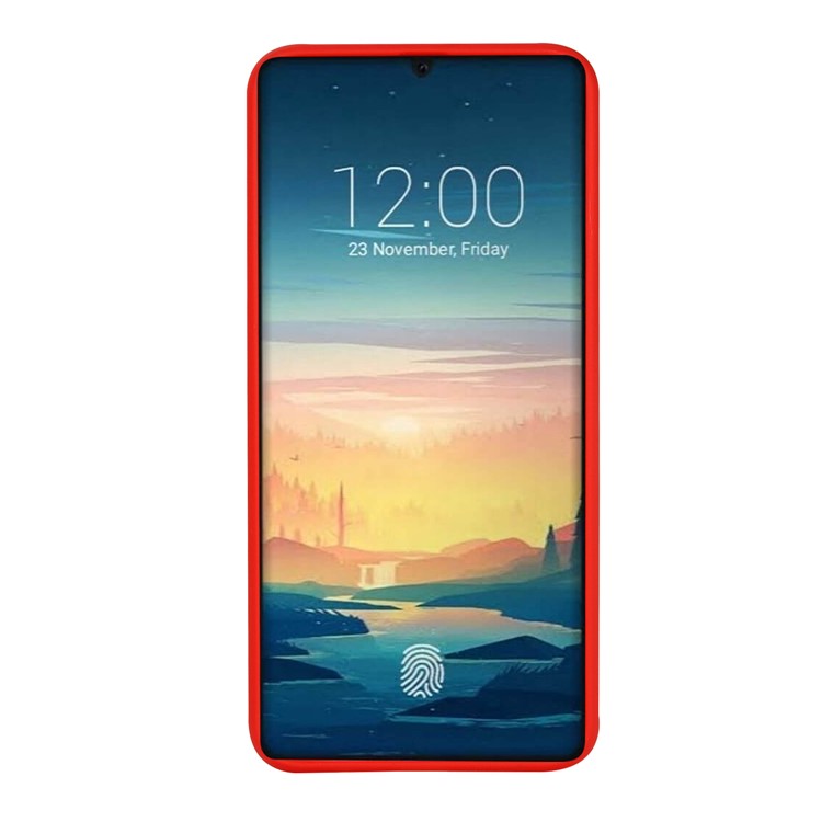 Armour Series Soft TPU Mobile Casing Heat Dissipation Inner for Samsung Galaxy M30 - Red-6