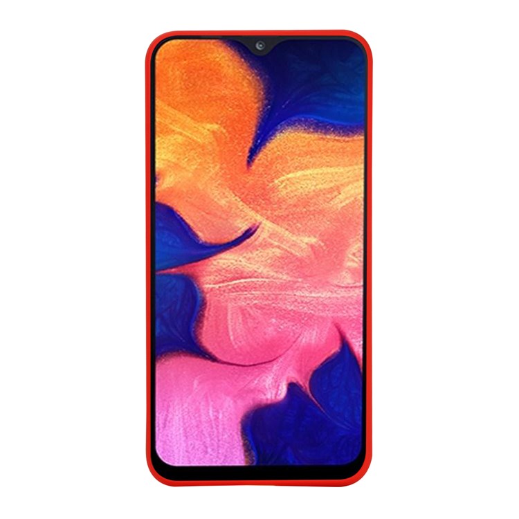 Armour Series Flexible TPU Phone Protective Cover for Samsung Galaxy A10 - Red-3