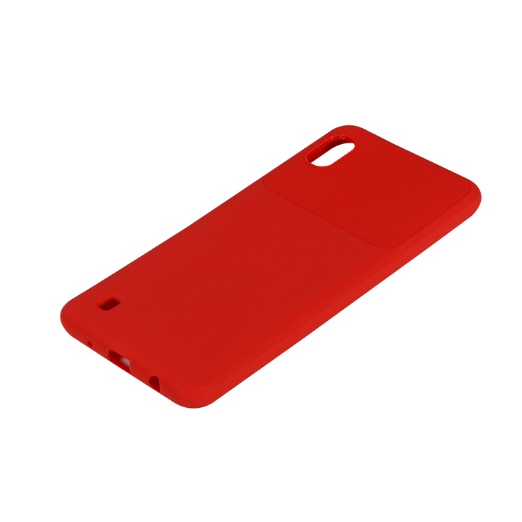 Armour Series Flexible TPU Phone Protective Cover for Samsung Galaxy A10 - Red-4