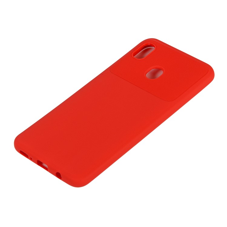 Armour Series Soft TPU Case Phone Cover Protector for Samsung Galaxy A30/A20 - Red-5