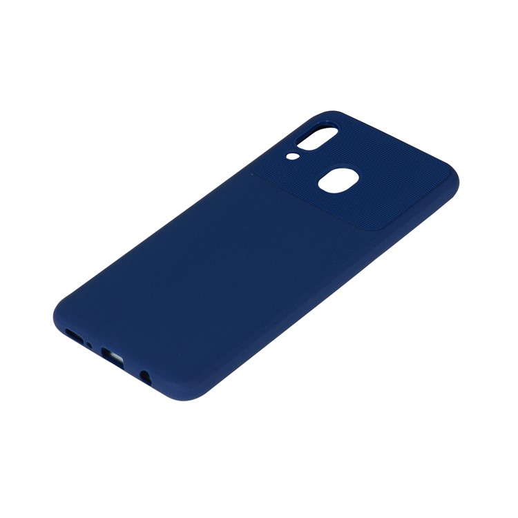 Armour Series Soft TPU Phone Case Cover for Samsung Galaxy A30/A20 - Blue-4