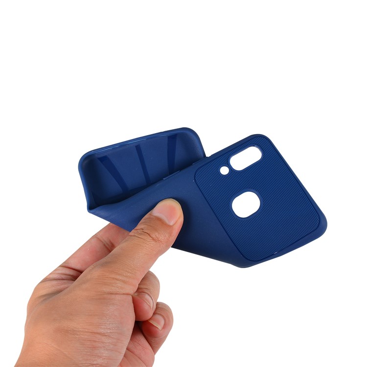 Armour Series Soft TPU Phone Case Cover for Samsung Galaxy A30/A20 - Blue-5