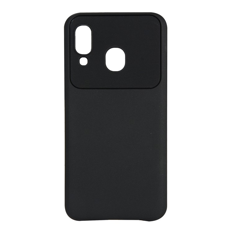 Armour Series Soft TPU Phone Case Cover for Samsung Galaxy A40 - Black-2
